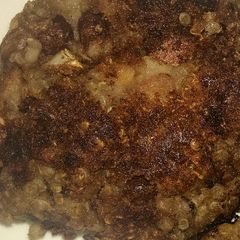 A picture of Bean and quinoa burger.