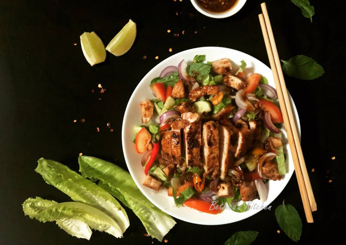 Recipe of Favorite Filipino Chicken Adobo Salad