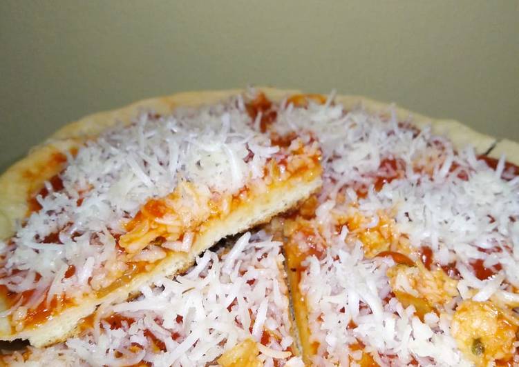 Resep Pizza Thin Crust Anti Gagal