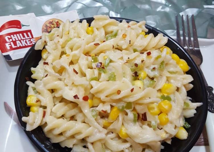 Easiest Way to Cook Tasty White souce pasta