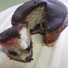 Una foto de Muffins de arándanos y limón
