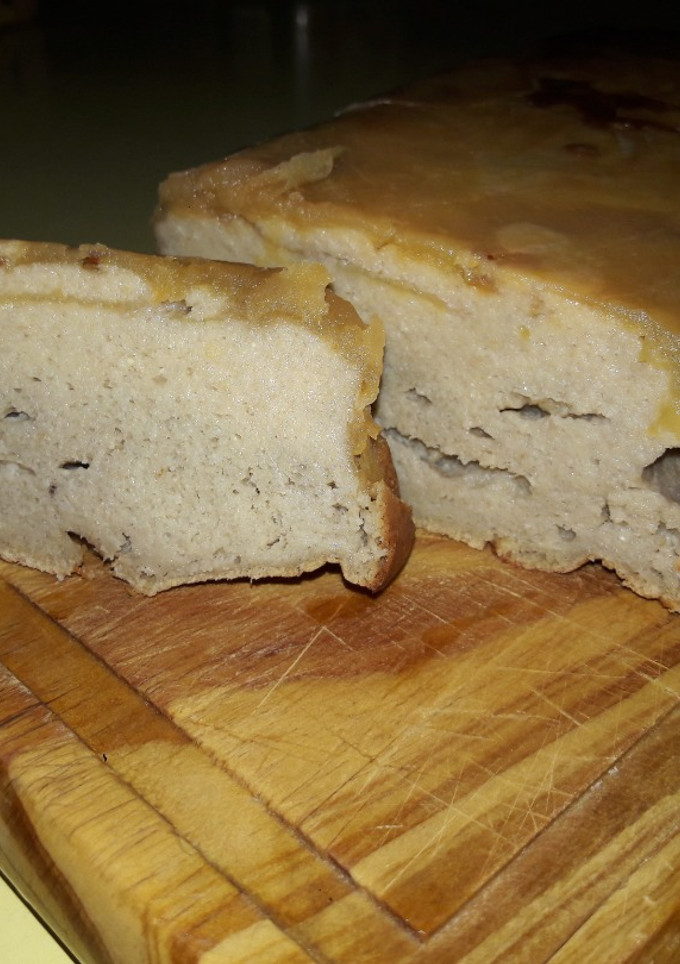 Una foto de Budín de Avena, Banana y Manzana