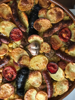 Una foto de Arroz al horno valenciano