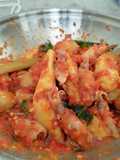 Balado Cumi Asin + Pindang Ikan Tongkol + Bakso + Fishroll