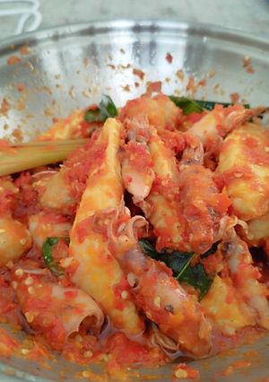 Foto resep Balado Cumi Asin + Pindang Ikan Tongkol + Bakso + Fishroll