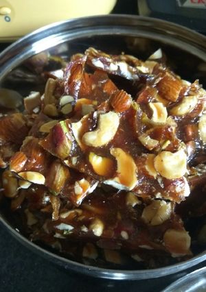 A picture of Dry fruit chikki.
