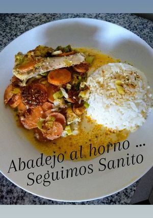 Una foto de Abadejo al horno