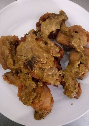 Foto resep Ayam crispy saus kari