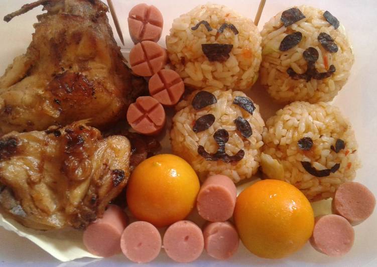 Resep Bekal Bento Ayam Bacem oleh Maysa VI - Cookpad