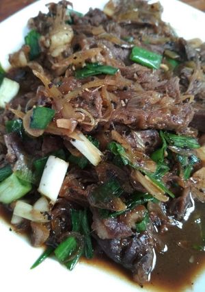 Foto resep Sapi lada hitam ala mamiii