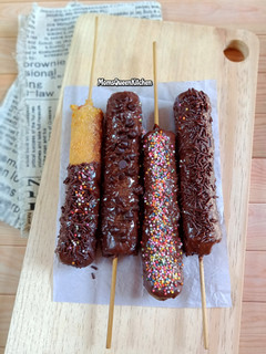 Foto resep Corndog coklat (corndog roti tawar)