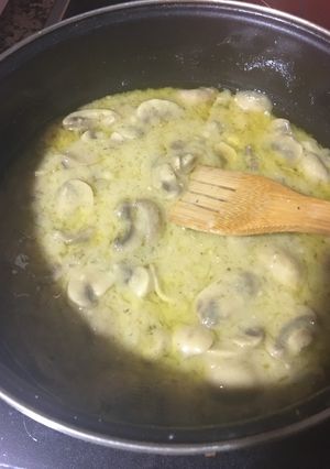 Una foto de Champiñones a mi manera