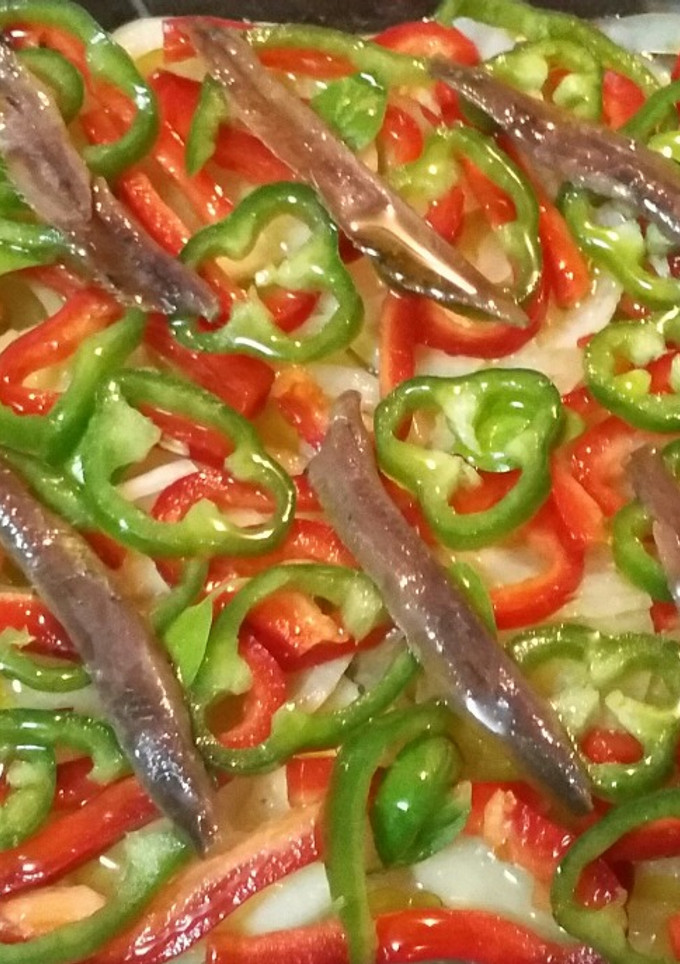 Una foto de Patatas panaderas con anchoas