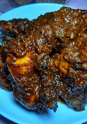 Foto resep Ayam bakar bumbu rujak
