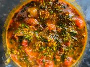 A picture of fennel seeds curry
