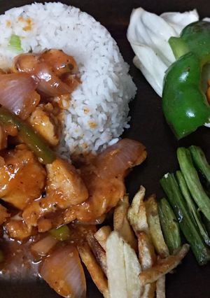 A picture of Quick chicken sizzlers(without sizzlers pan).