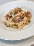 Pressure Cooker Risotto with Sausage and Zucchini