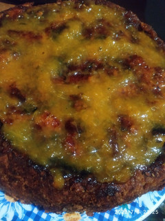 Una foto de Budín de pan de limón y chocolate