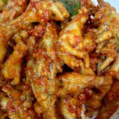 A picture of Ceker Pedas ala Dapursrikandi.