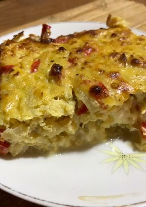 Una foto de Soufflé o Pastel de Humita