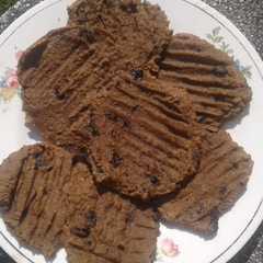 Una foto de Galletas de garbanzo, avena y chocolate