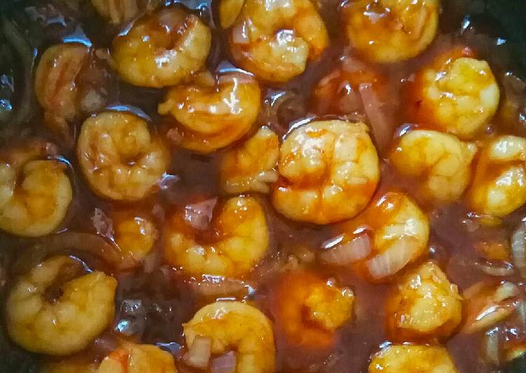 Resep Udang kecap inggris yang mudah