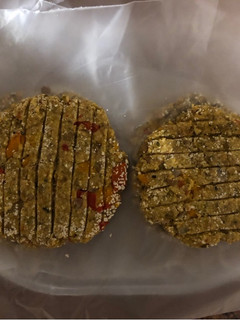 Una foto de Hamburguesa veggie