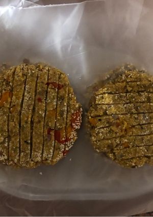 Una foto de Hamburguesa veggie