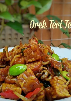 Foto resep Orek teri tempe