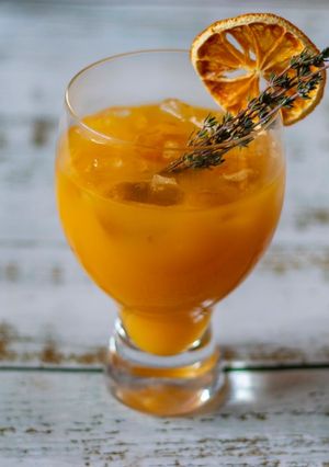 A picture of Screwdriver mocktail.
