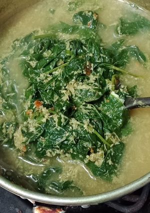 Foto resep Bobor Daun Kacang