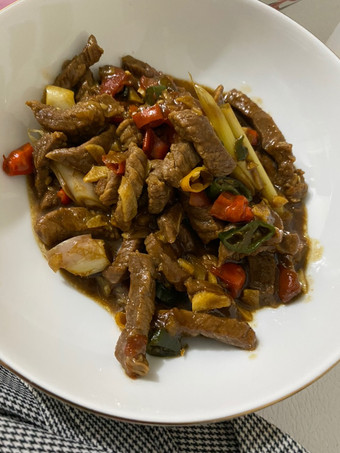 Resep Tumis daging mercon Bahan Sederhana