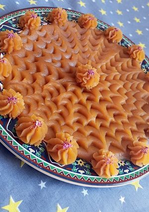 عکسی از دستور تر حلوای زعفرانی