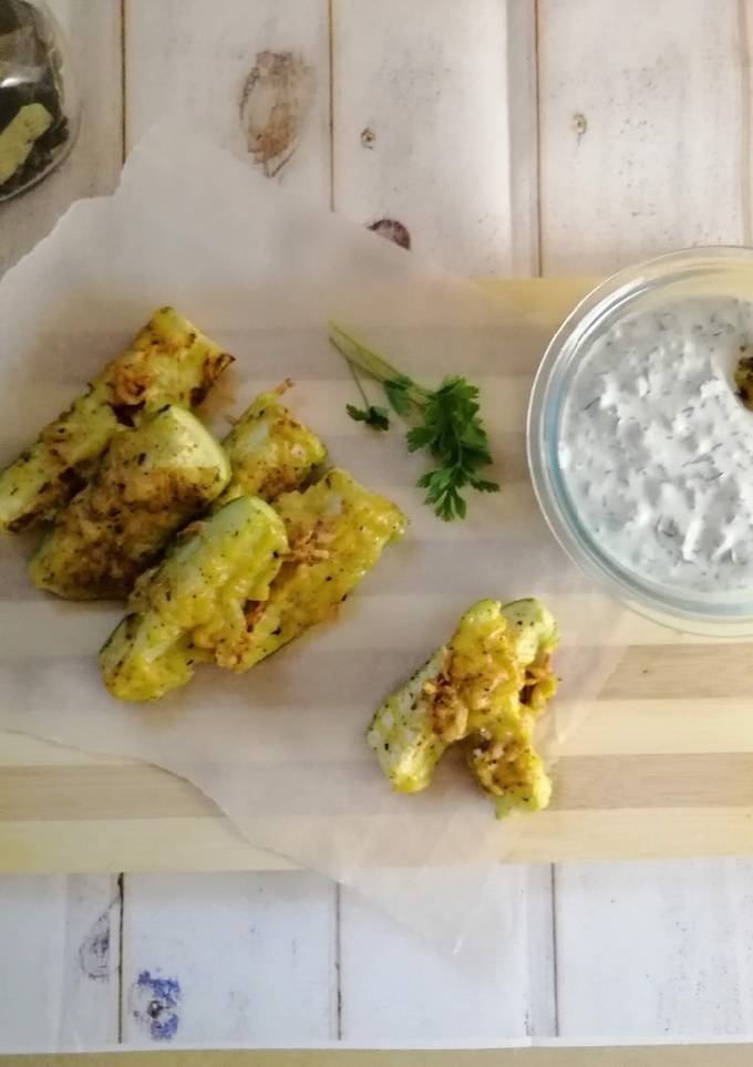 Кабачки в сирі