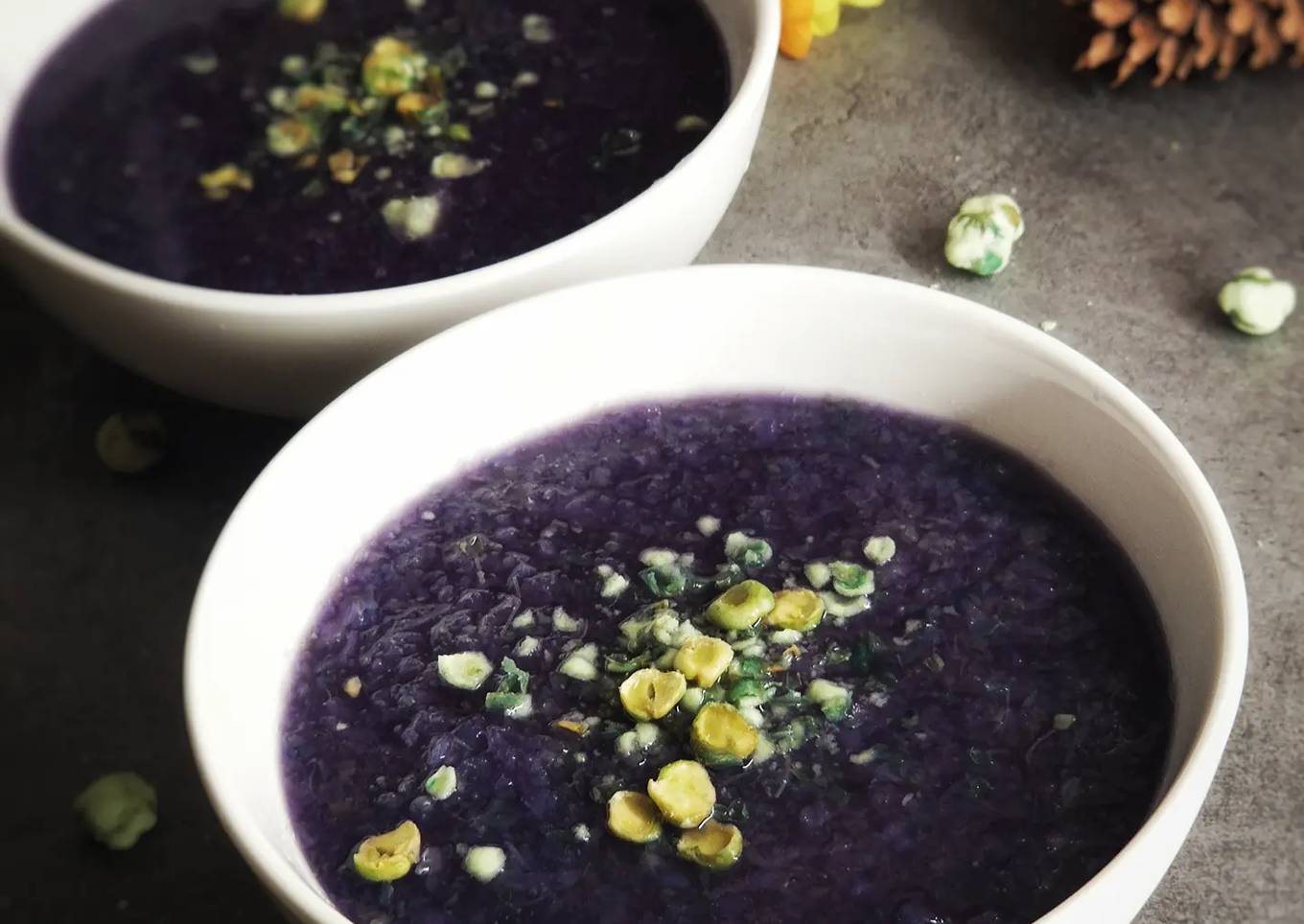 Soupe aux 3 choux vapeur et Wasabi