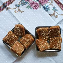 A picture of Suji Besan Burfi - Festival of Lights, Festival of Sweets.