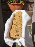 Cookies de arándanos y coco