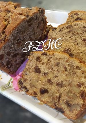 A picture of 🎂🍇🍞Raisins and Walnut Cake🍞🍇🎂.