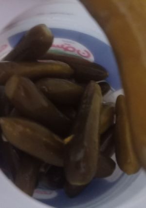 عکسی از دستور خیار شور خانگی
