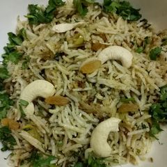 A picture of Kerry Mirch pulav.