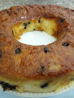 Una foto de Budín de pan con chip de chocolate