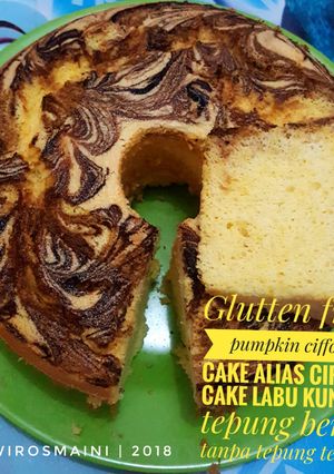 Foto resep Ciffon cake pumpkin alias labu kuning tanpa terigu