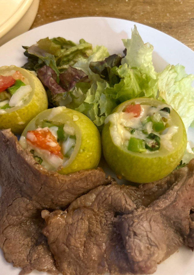 Una foto de Chilacayote y ribeye