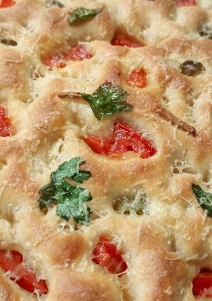 Una foto de Focaccia fácil