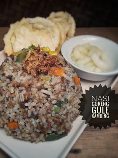 Foto resep Nasi Goreng "Daur Ulang" Gule Kambing