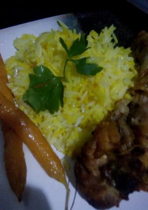 صورة لوصفة الدجاج والأرز المطبوخة 🍗🍚