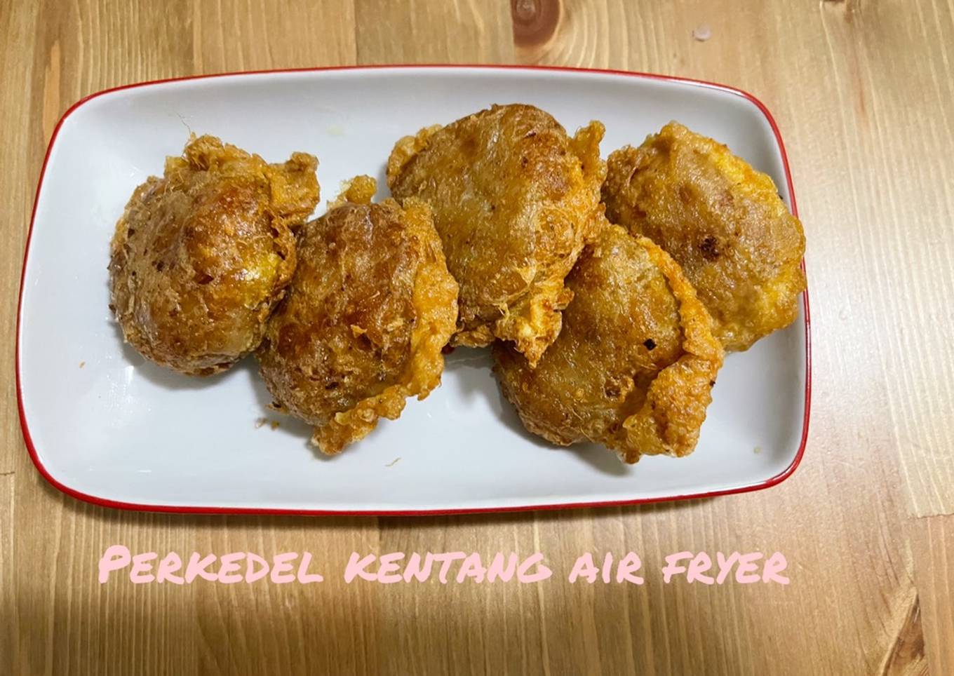 Perkedel kentang air fryer
