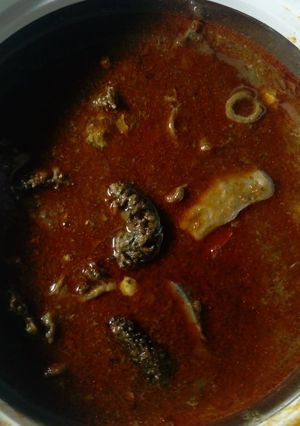 A picture of Pepper soup (kayan ciki).