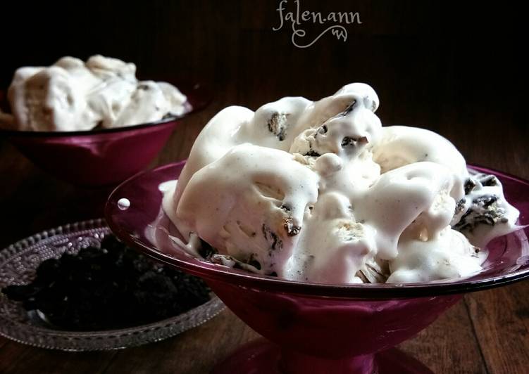 Cara Gampang Membuat Rhum raisin ice cream ekonomis ala rumahan, Bikin Ngiler
