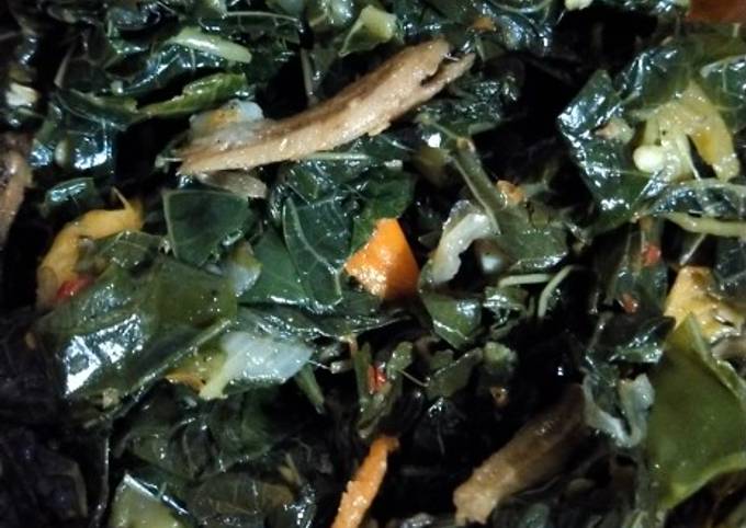 Cara Gampang Menyiapkan Oseng daun pepaya dan teri, Enak